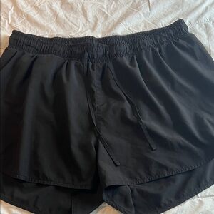 Old Navy Black Women's Athletic Elastic-Waist Shorts